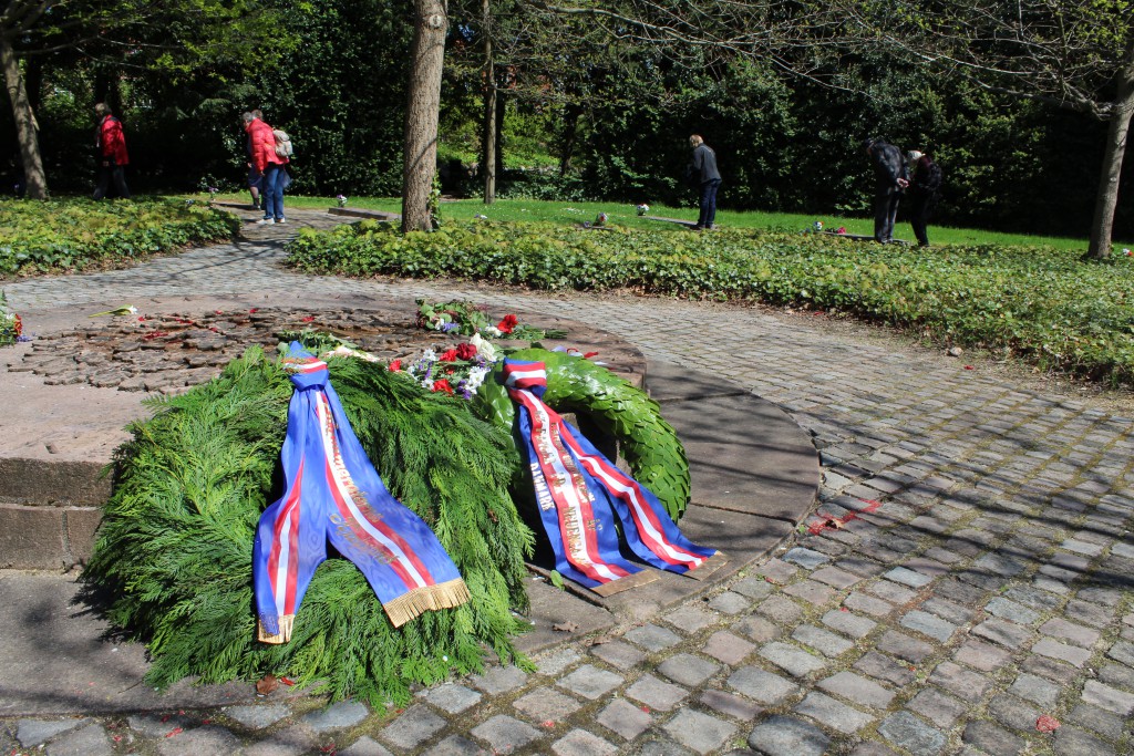 Gravlunden for kz-fanger som er omkommet i tyske koncentrationslejre 1940-45 og hjemført til Mindeparken Ryvangen