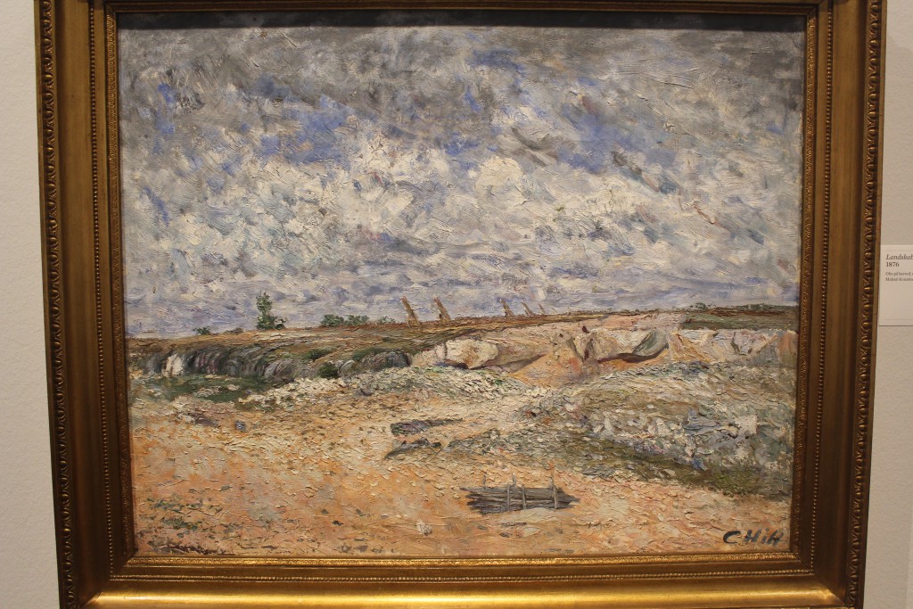 Carl Fredrik Hill: "Landskab med drivende skyer, 1876. Olie på lærred, 64 x 81 cm. Malmø Kunstmuseum. Photo 27. n