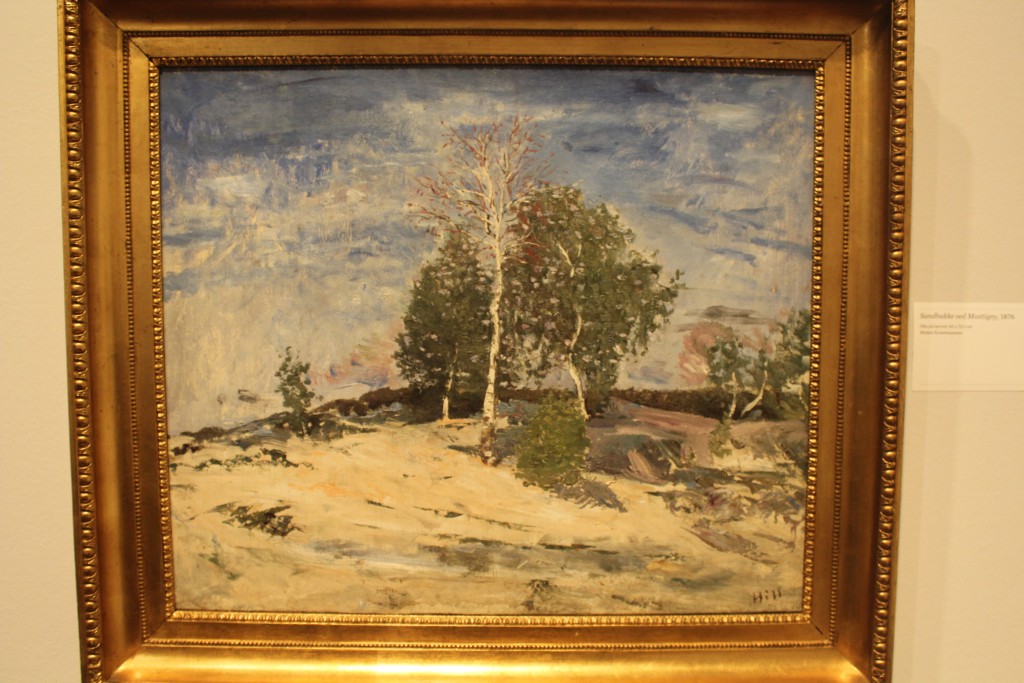 Carl Fredrik Hill: Sandbakke ved Montigny, 1876. Olie på lærred, 60 x 72,5