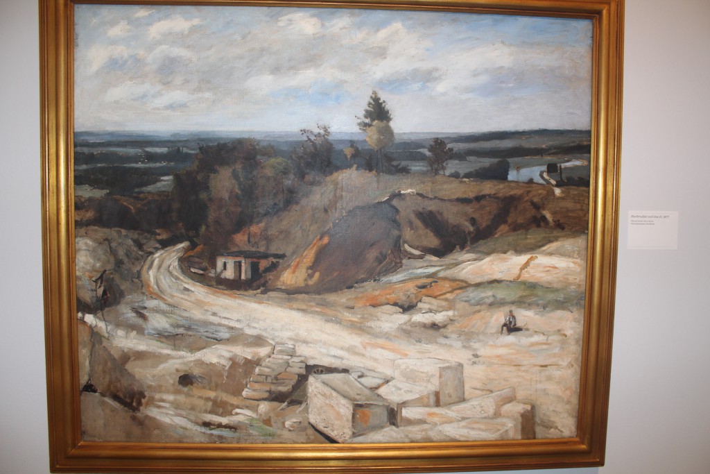 Carl Fredrik Hill:Stenbruddet ved Oise,11, 1877. Olie på lærred, 106 x 126 cm. Nationalmuseum Stockholm. Photo 27. nove
