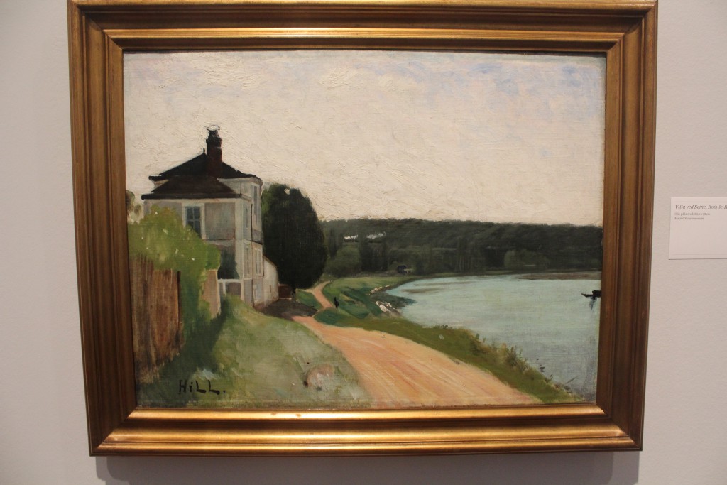 Carl Fredrik Hill: " Villa ved Seine", Bois-le-Roi