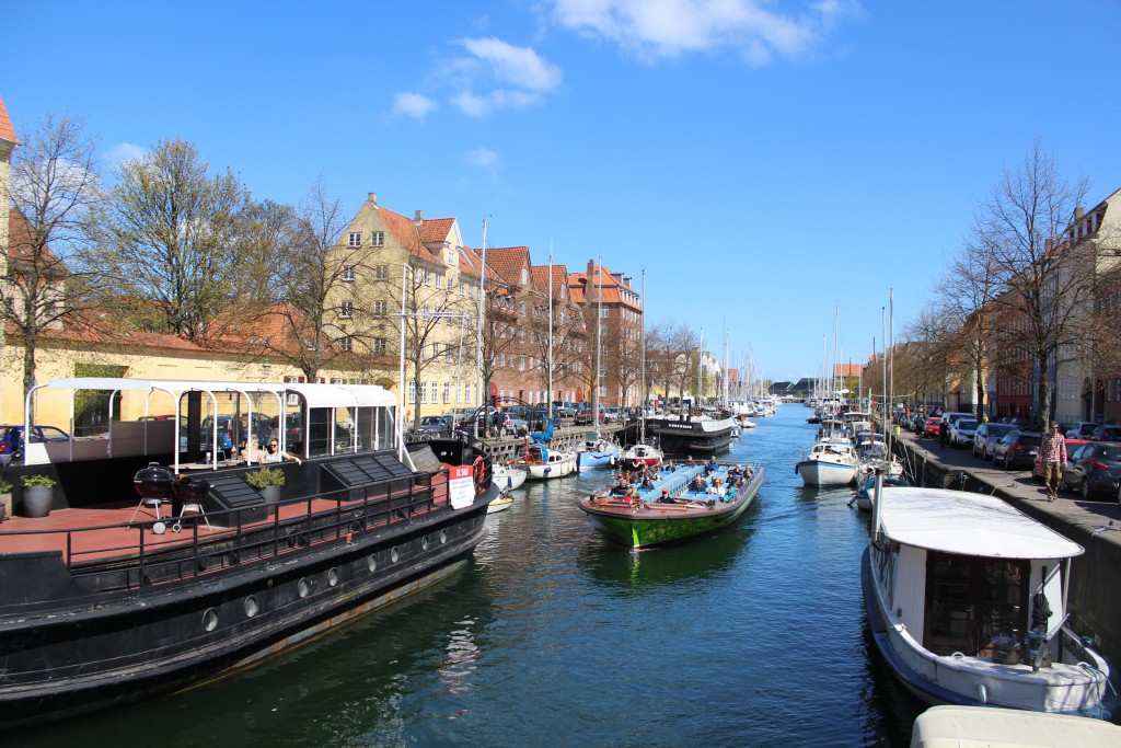 Christianshavn Canal. View in direction east from Sct. Anna Bridge . Photo 4. may 2016 by Erik K Abrahamsen