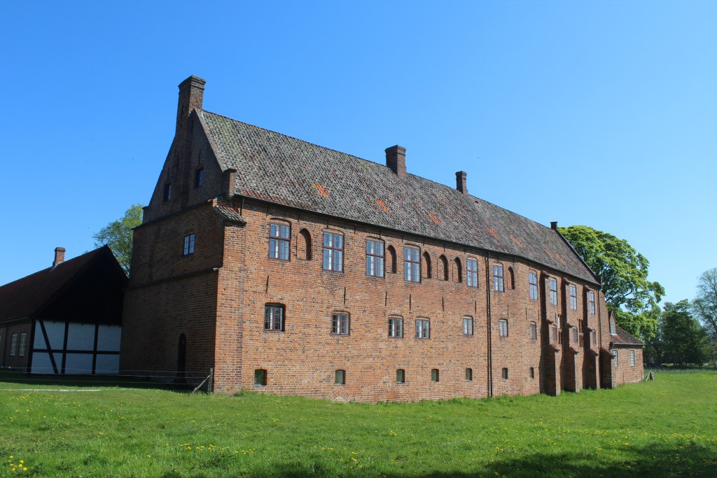 Esrum Monastery with its "Økonomi" building. View in direction east . Photo12. may 2016 by Erik K Abrahamsen.Erik K Abrahamsen.