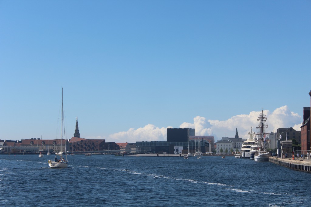 Copenhagen Inner Harbour. Photo in direction west 20. july 2016