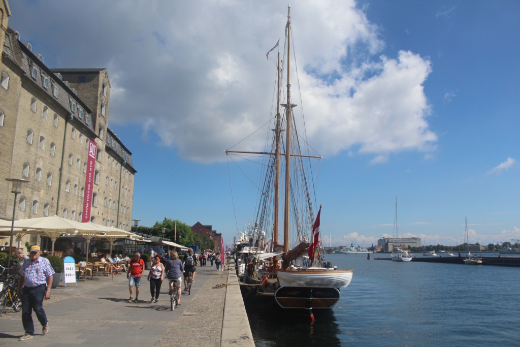 Copenhagen Inner Harbour. View to Admiral Hotel,
