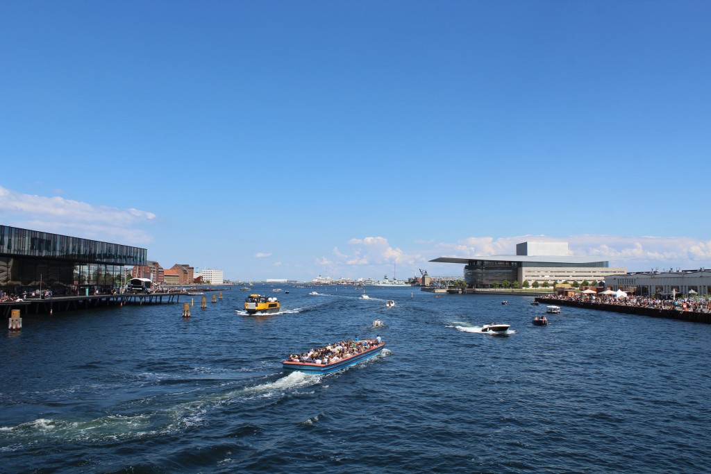 Udsigt mod øst fra Inderhavnsbroen mod Københans Havn