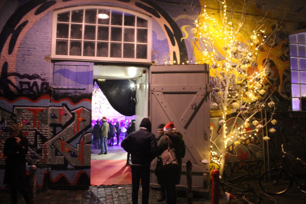 Entrance to Grey hall in Fretown Christiania. Photo 24. december 2017 by erik K Abrahamsen