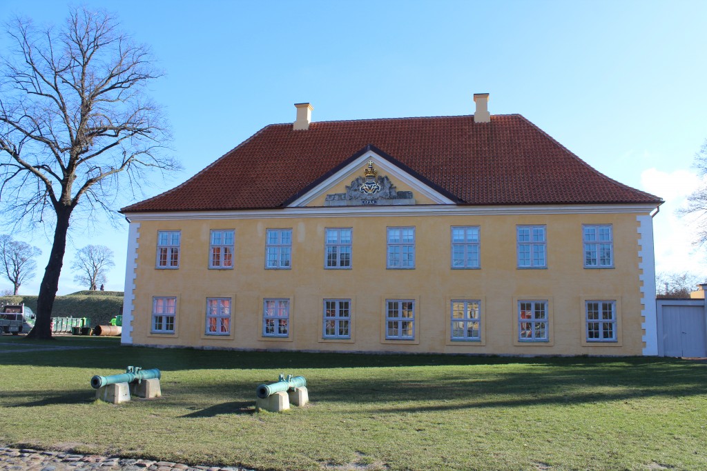 Fortress Kastellet. Commander building built 1725. Photo in direction east 22. february´y 2018 by Erik K Abrahamsen.