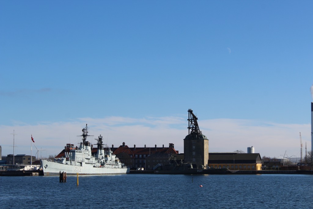 View to former naval base "Holmne" 1680-1989