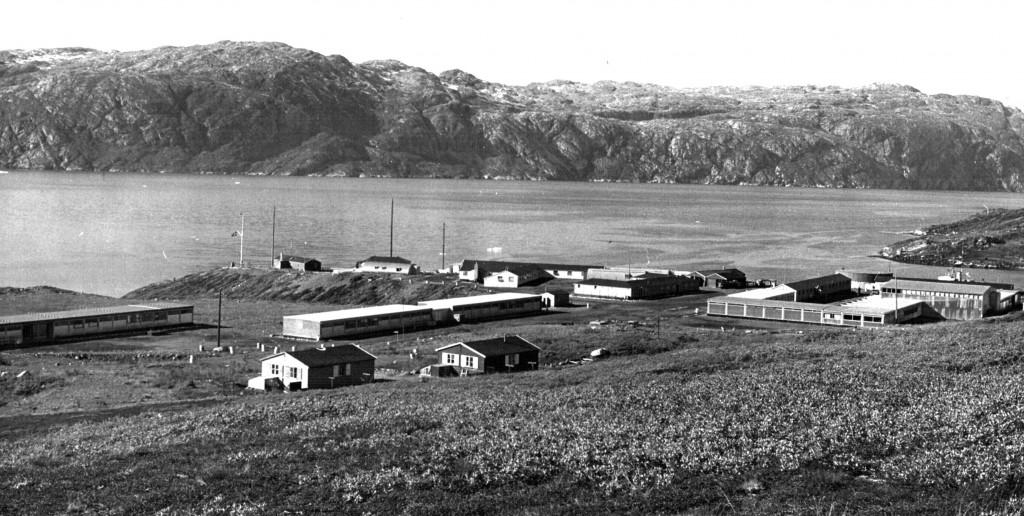 Oversigtsfoto af Flådestation Grønnedal. Foto 1961